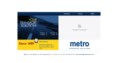 Desktop Screenshot of metrotransport.be